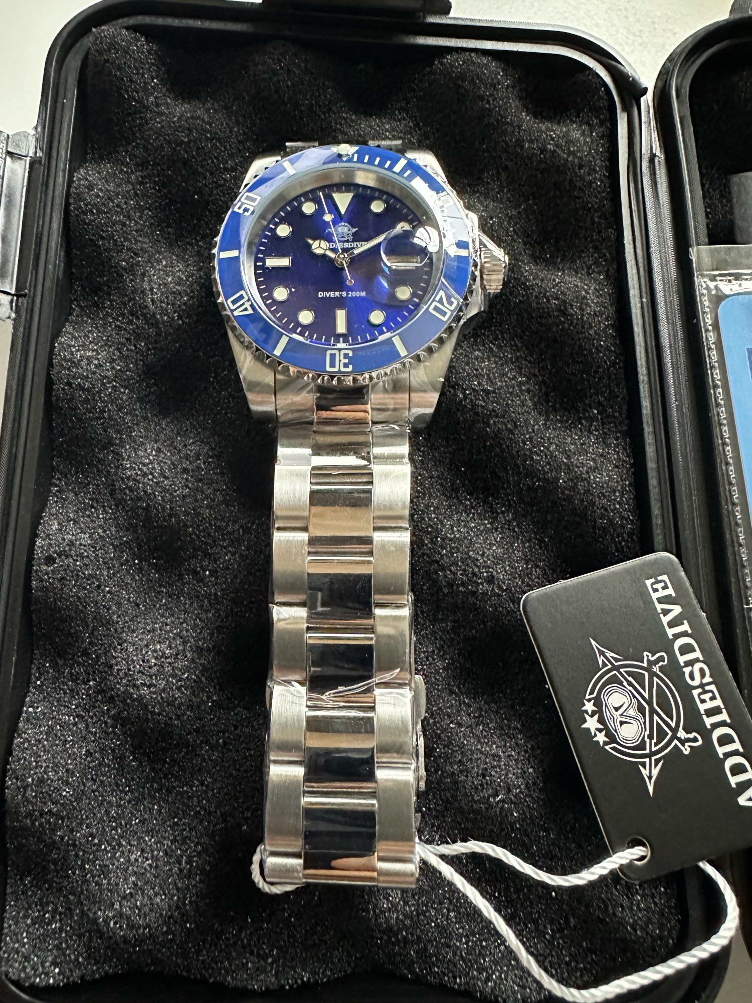 Addiesdive submariner diver  кварцовий на японському механізмі Miyota