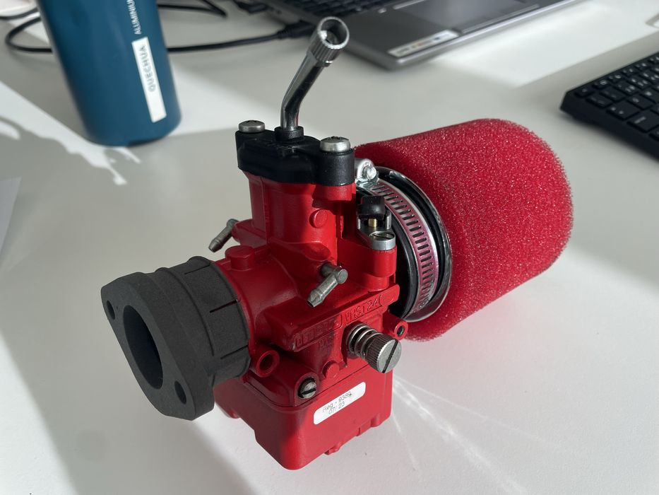 Carburador Dellorto 24 VHST Red + Filtro + Falange