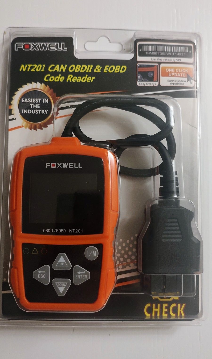 Urządzenie diagnostyczne OBD2 EOBD Foxwell NT201 Check engine