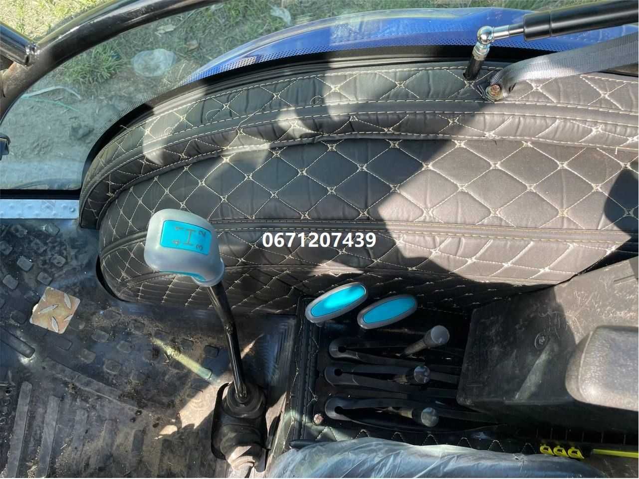 Мінітрактор Файтер Т-404СRD з кабіною  реверс примусова гідравліка