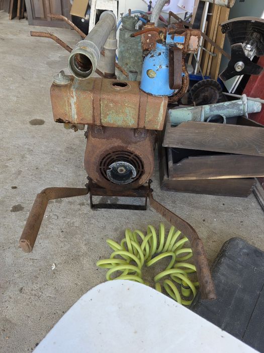 Bomba de Água Motor de rega antigo