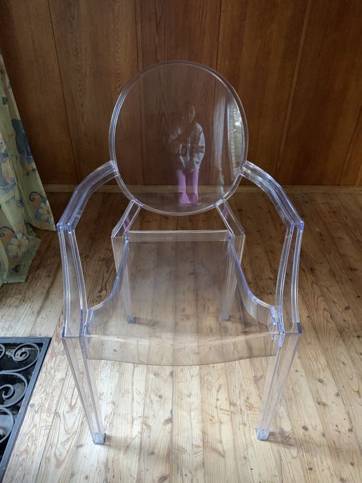 Kartell Louis Ghost Krzesło Przezroczysty