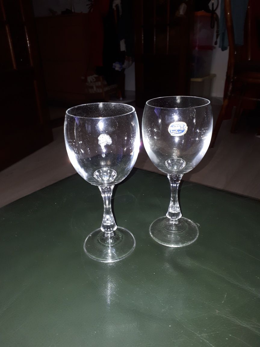 6 copos de cristal