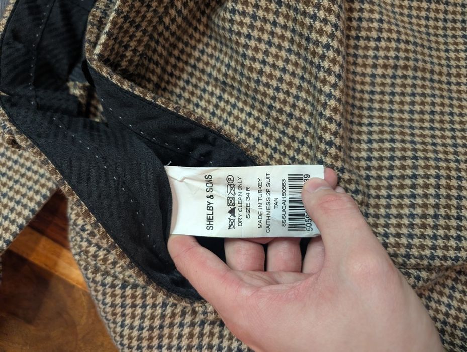 Garnitur - ubranie męskie eleganckie marka SHELBY & SONS