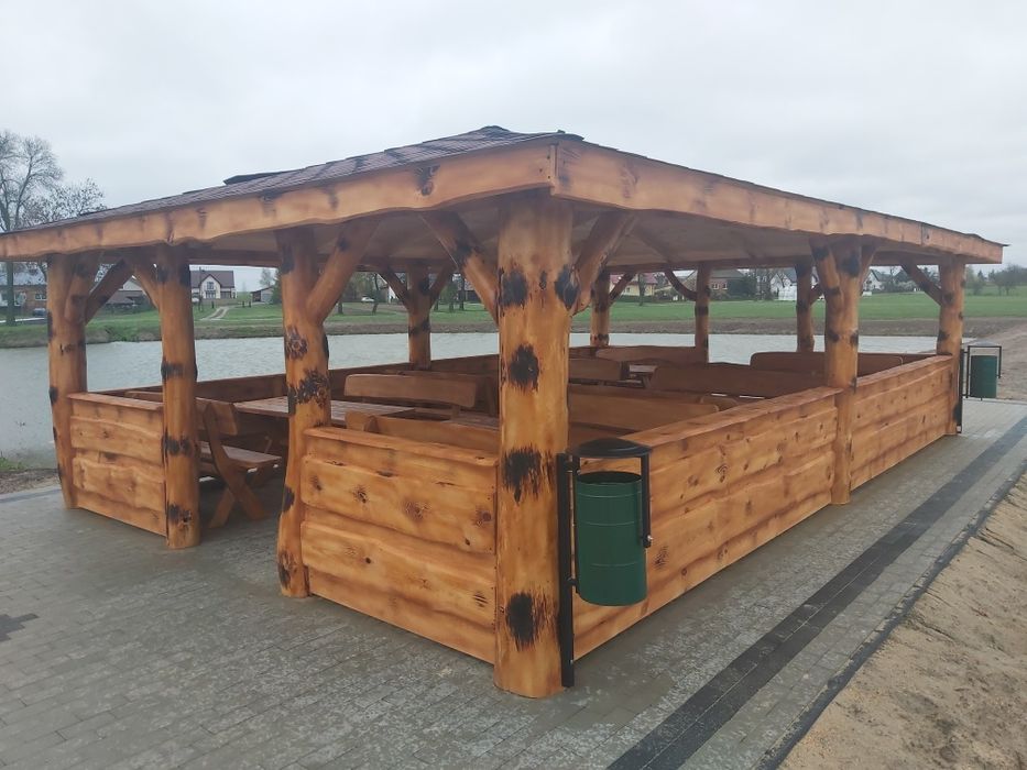 Altana Altany ogrodowe z bali