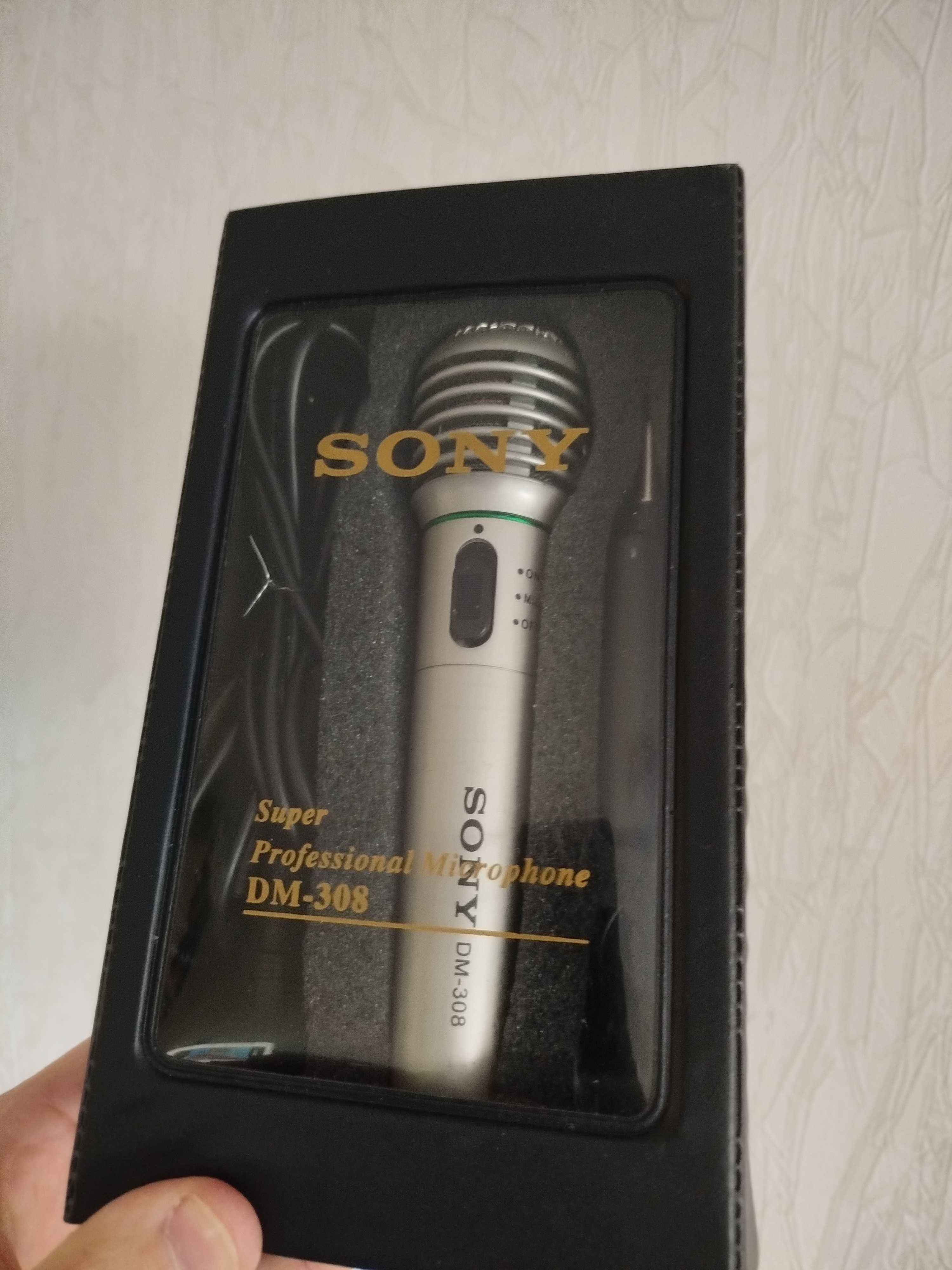 Вокальный микрофон SONY DM-308 + переходник адаптер