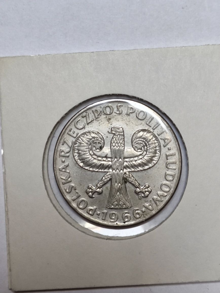 10 Złotych Mała Kolumna Zygmunta 1966 Rzadka