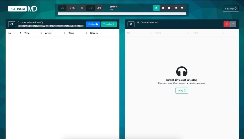 Sony MiniDisc MDS-JE780 netMD MDLP Mini Disc