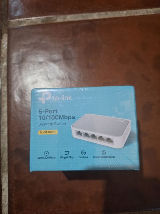TP-Link TL-SF1005D – 5-Port 10/100 Mbps Network Switch, New; Sealed64552531527553120