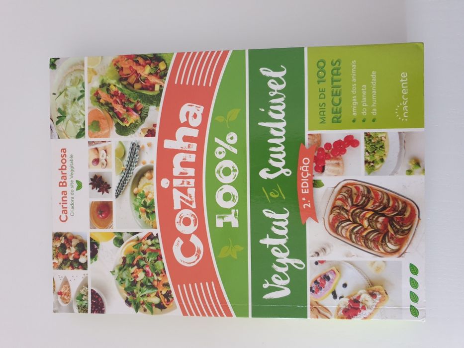 Livro Cozinha 100% vegetal e saudável (NOVO)