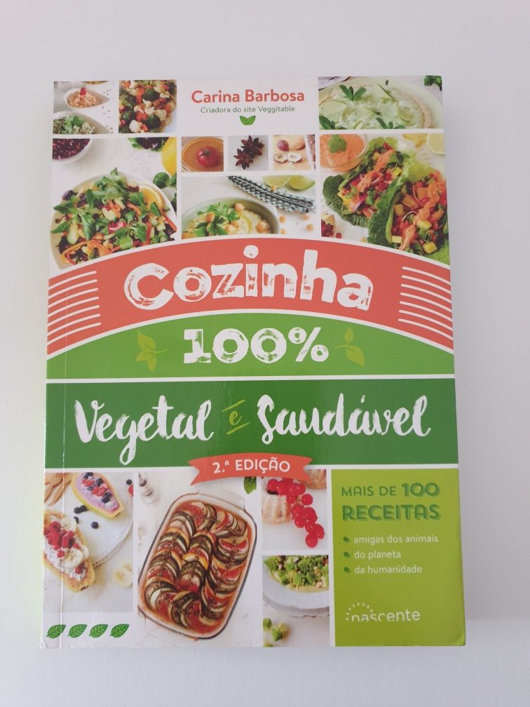 Livro Cozinha 100% vegetal e saudável (NOVO)