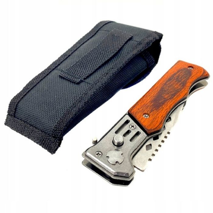 Nóż sprężynowy scyzoryk składany Finka pokrowiec