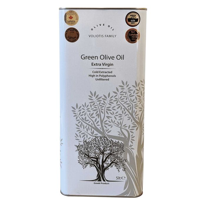 Zielona oliwa z oliwek extra virgin – puszka 5l