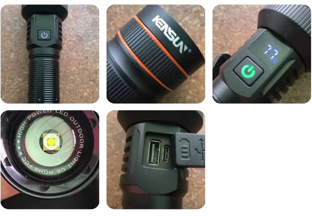 Latarka Kensun KS008 ulepszoną gwarantowany zwrot pieniędzy