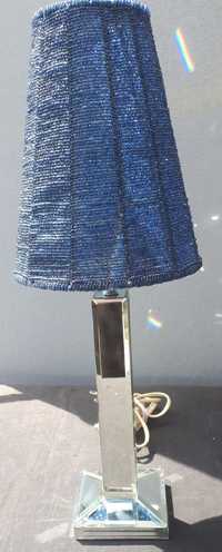 Śliczna lampka z lustra i koralików lustrzana jedyna Galeria Sztuki