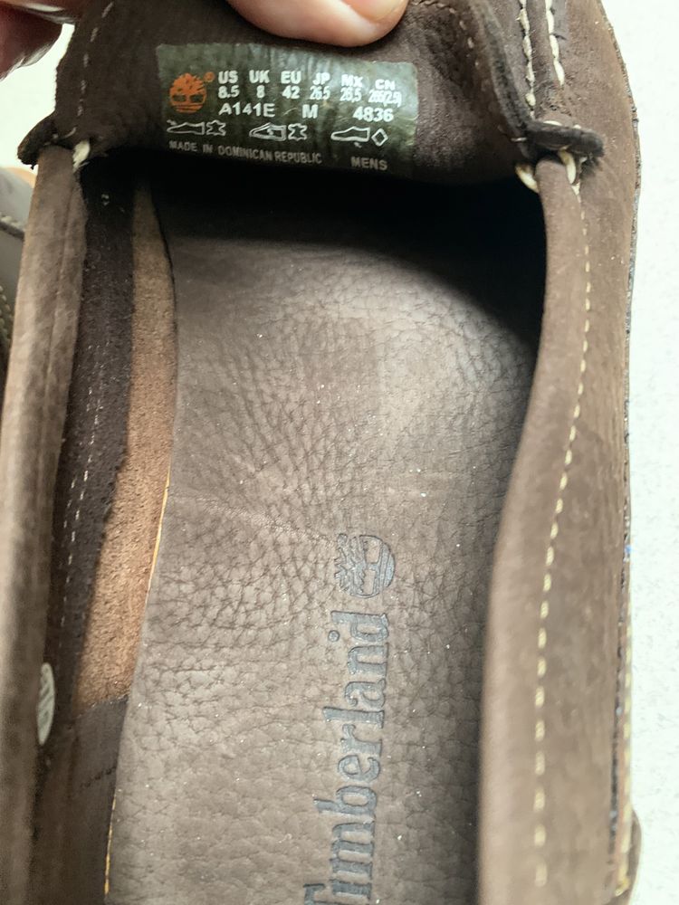 Timberland мокасины кожаные