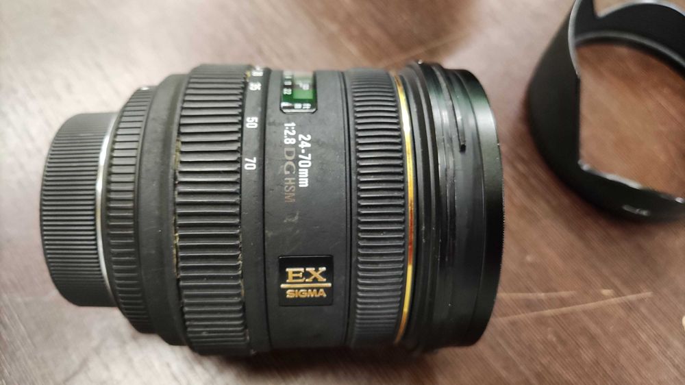 Sigma 24-70 F2,8 IF EX DG HSM do Nikonów FX stan bdb.