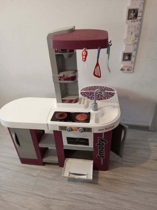Kuchnia Smoby Tefal Xl. Kasa fiskalna i akcesoria kuchenne.  Wysyłka.