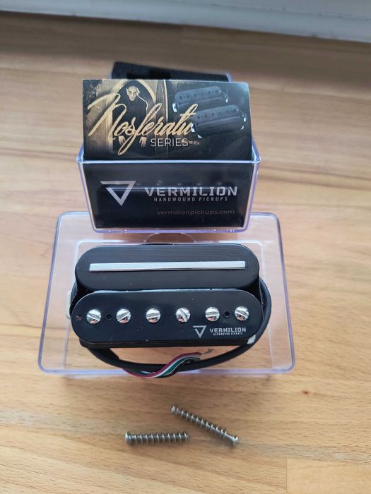 Vermilion nosferatu humbucker pickup jak Seymour, dimarzio