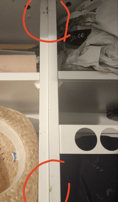 Roupeiro Ikea sistema Pax madeira branco