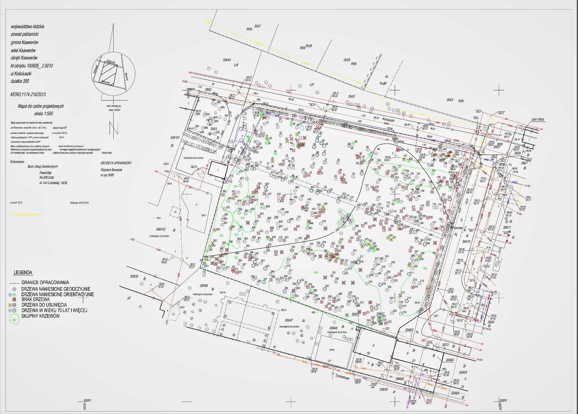 Inwentaryzacja zieleni - lokalizowanie roślin metodą geodezyjną GNSS