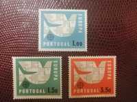 Selos Portugal Europa 1963, série nova MNH completa