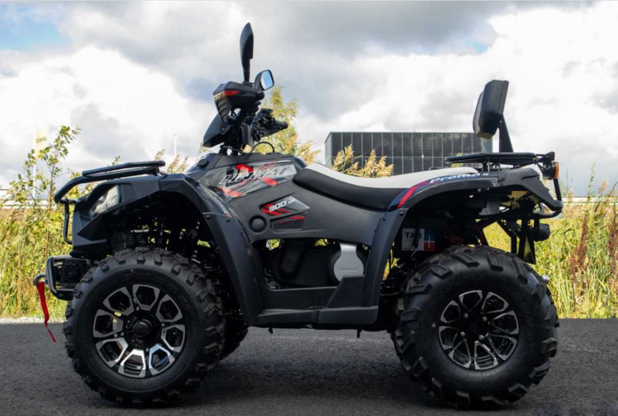 Новый квадроцикл 4x4 Linhai Yamaha LH300ATV-3D Promax Серый !