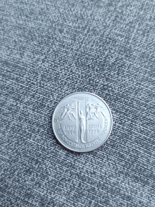 Moneta 2 zł 1995 r. 100 Lat Now. Igrzysk Olimp. ATLANTA