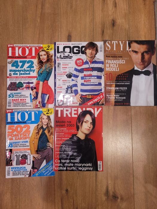 Czasopismo Hot Logo Trendy Styl
