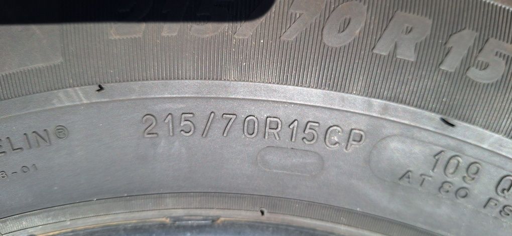 215/70R15C MICHELIN Agilis 4шт шини літні