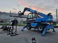 Manitou Ładowarka teleskopowa 18 metrów MRT1840 EASY-ST3B Kosz (Pilot 2 funkcje) Wciągarka Łyżka Widły z Norwegii Jak Nowa 2015r 4100mtg  Zero luzów i wycieków Serwisowana w DEKRA aktualne przeglądy jak Nowa!