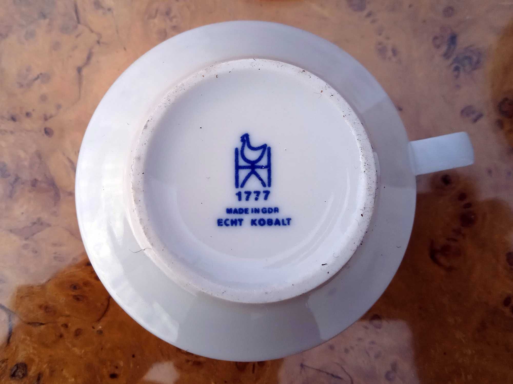 Porcelana Henneberg 1777 Echt Kobalt : piękny serwis