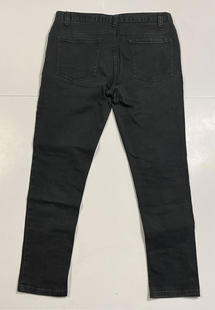 Czarne spodnie rurki W32/L30 Denim Co Skinny