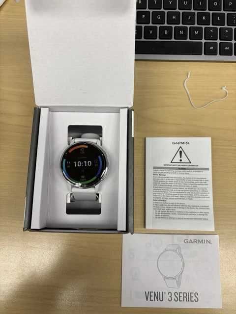 Garmin venu 3 GPS AMOLED Whitestone