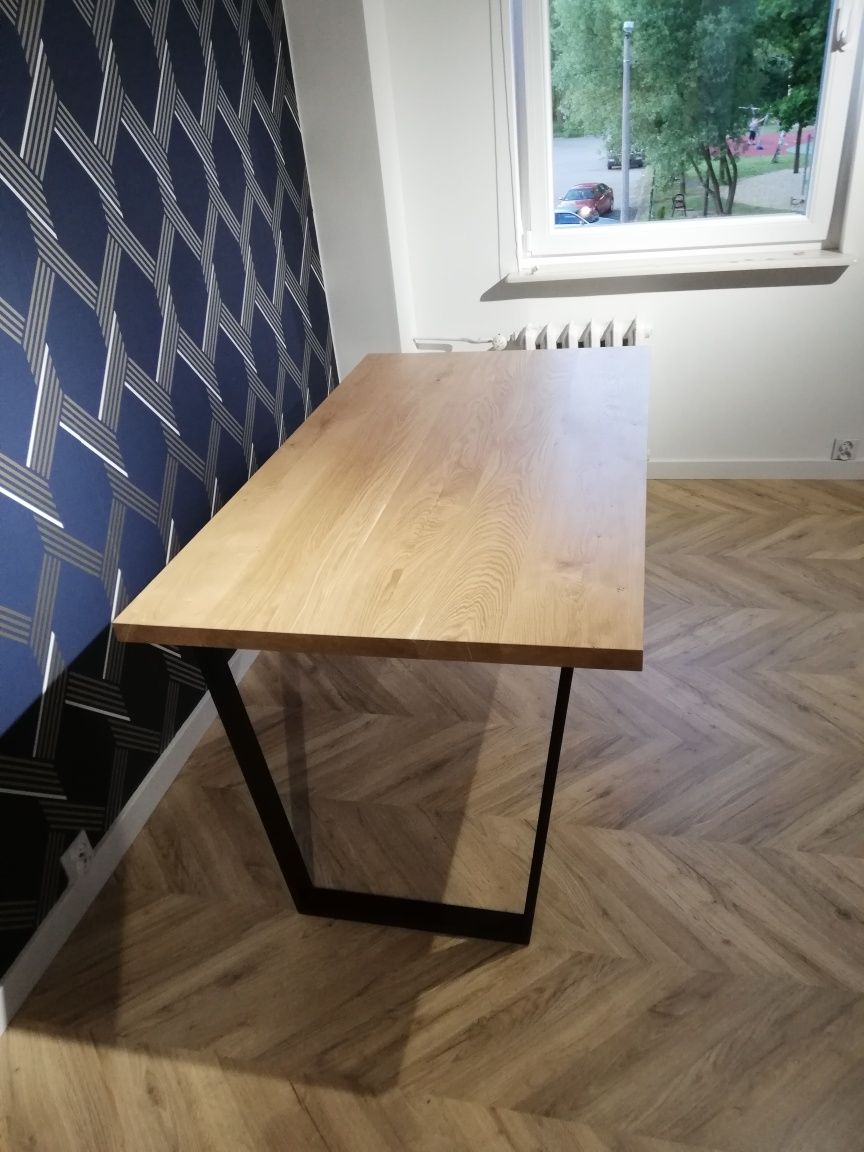 Drewniany stół dębowy 160x80. Stoły loft/drewniane/dębowe. Na wymiar.
