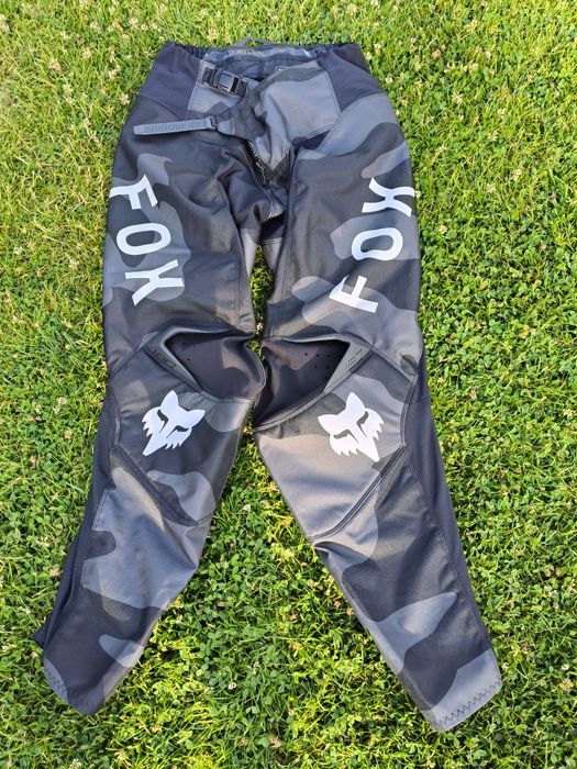 FOX Spodnie na Crossa motor 180 BNKR Black Camo 32 NOWE