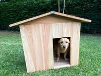 Casinha de cão em madeira