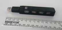 USB-хаб на 4 порта, б/у.