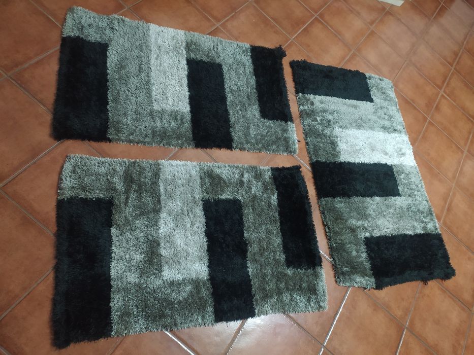 Conjunto de 3 tapetes de quarto