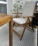 Meble ogrodowe Ikea NÄMMARÖ balkon taras ogród fotel/leżak stół