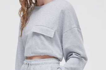 Bluza z kieszenią XL krój oversize