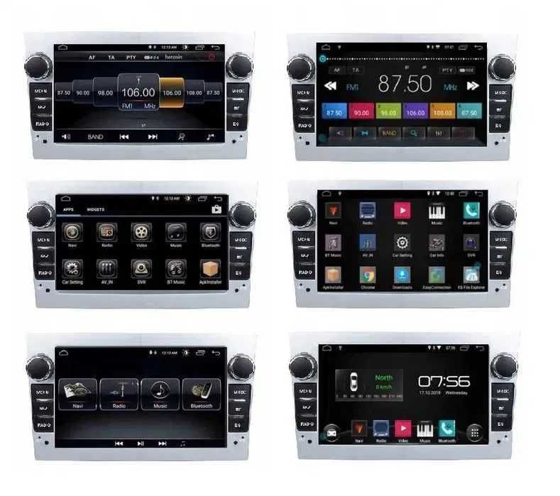 Radio Nawi 2DIN Android 13 OPEL Vectra C Zafira Astra H Corsa D 6G+128