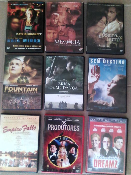 Vendo este lote de dvd's impecáveis