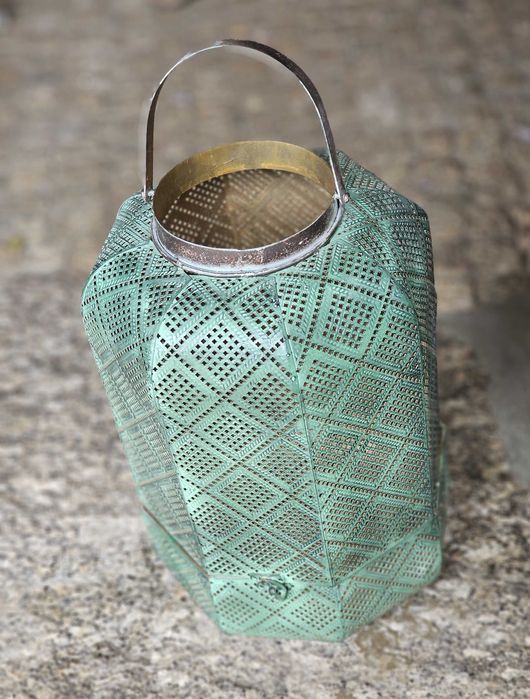 Porta velas de chão