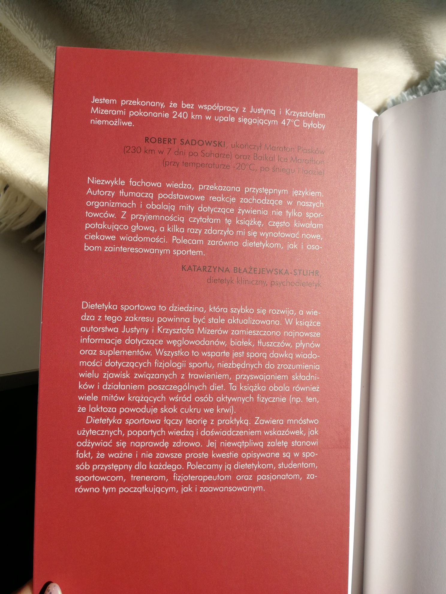 Dietetyka sportowa. Co jeść, by trenować efektywnie

Mizera Krzysztof