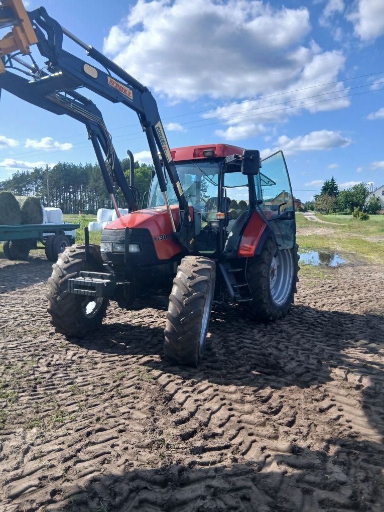 CASE MX 90 C pneumatyka Sprowadzony