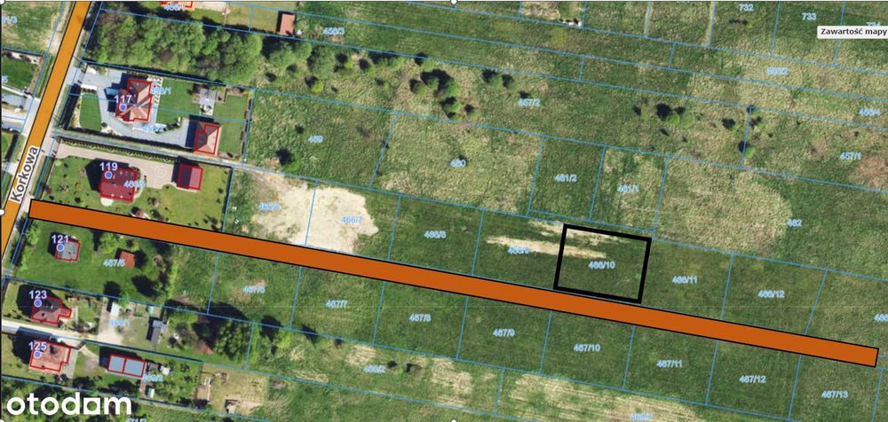 Działka budowlana ul. Korkowa