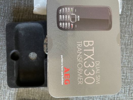 Telemóvel AEG Dual Sim modelo BTX330 Transformer, novo