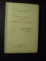 Serrão (Joel,Tradução;Augusto Comte-Discurso sobre  Espírito Positivo;