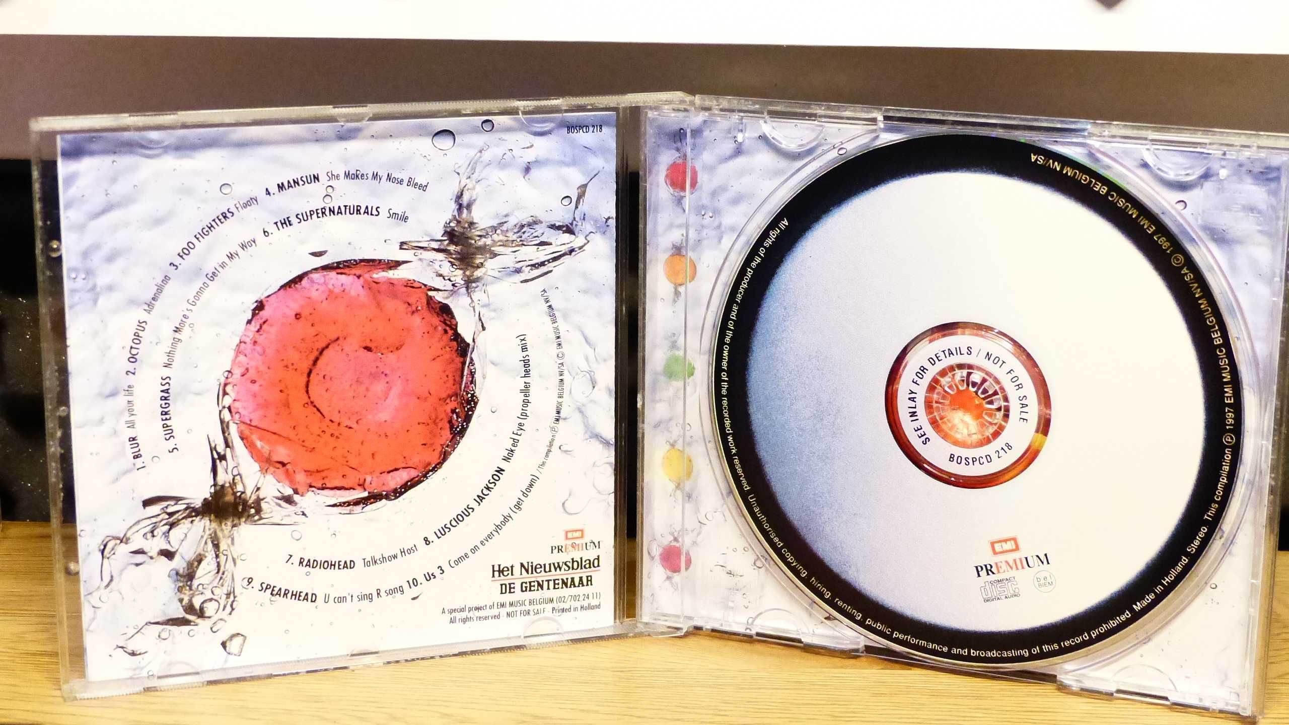 CD Parlophone 1997 Blur Foo Fighters US3 Radiohead